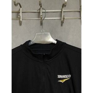 Arborwear Sweater Men XXL Black Pullover Mock Long Sleeve Lightweight Activewear